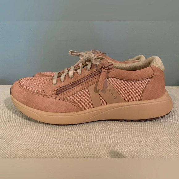 TRAQ by Alegria Womens Eazee (5602) Zipper Lace Sneaker- Adobe size 39 - Picture 5 of 10